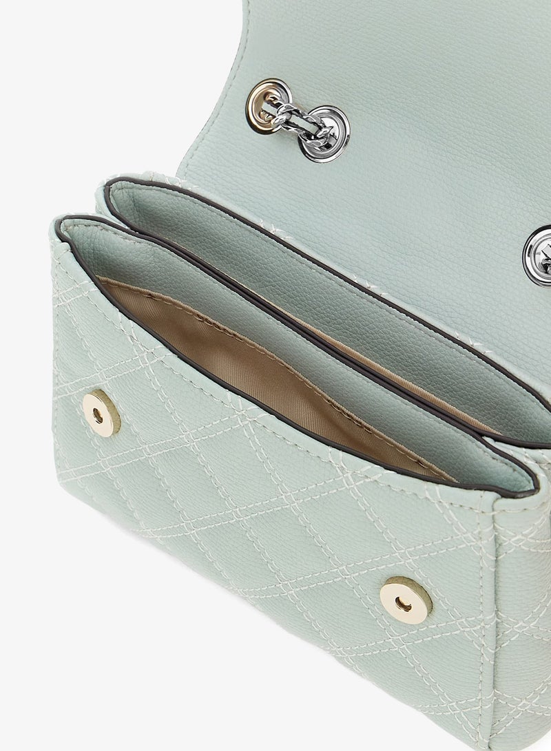 GUESS Giully II Flap Over  Mini Crossbody Bag - Image 4
